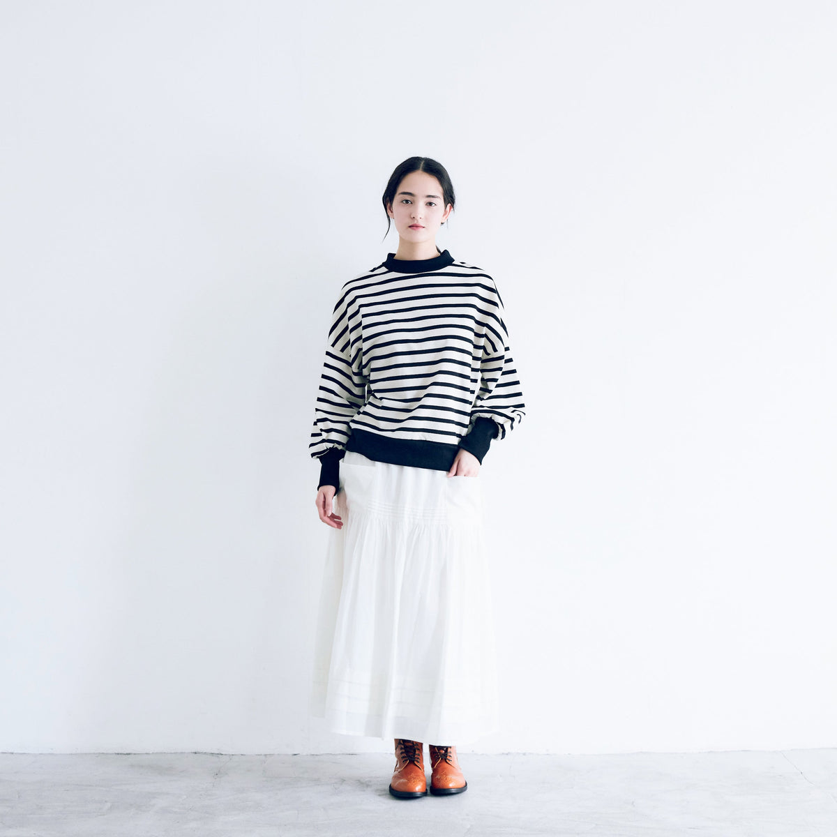 今季新品　MAGALI ハイゲージコットンバスクボーダーカットソー MAGALI ハイゲージコットン・バスクボーダーカットソー – SAKURA CAFE